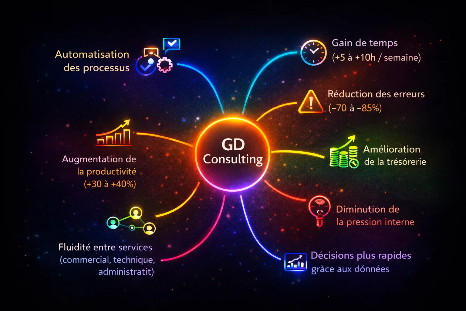 Les bénéfices de l'automatisation IA avec GD Consulting